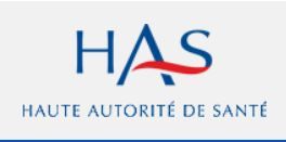 Newsletter Logo: Has - Haute autorité de santé