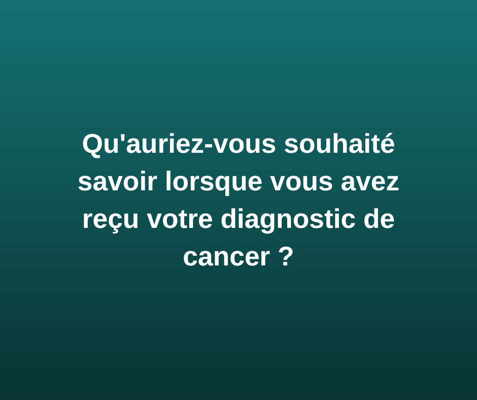 patient de l'oncologie